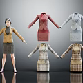 Women's Professional Suits Collection With Different Styles And Female Model