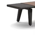 Modern Wooden Ottoman Bench With Upholstered Seat And Dark Wood Frame