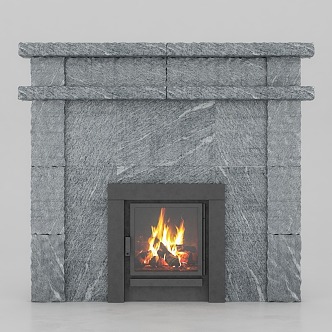 Fireplace stove 3d model