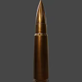 Copper Colored Bullets in Large and Small Sizes for Weapon Ammunition