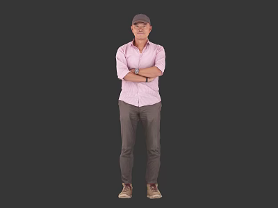 modern man 3d model