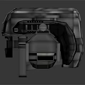 Camouflage Tactical Helmet With Protective Goggles Military Style Geometric Pattern Design