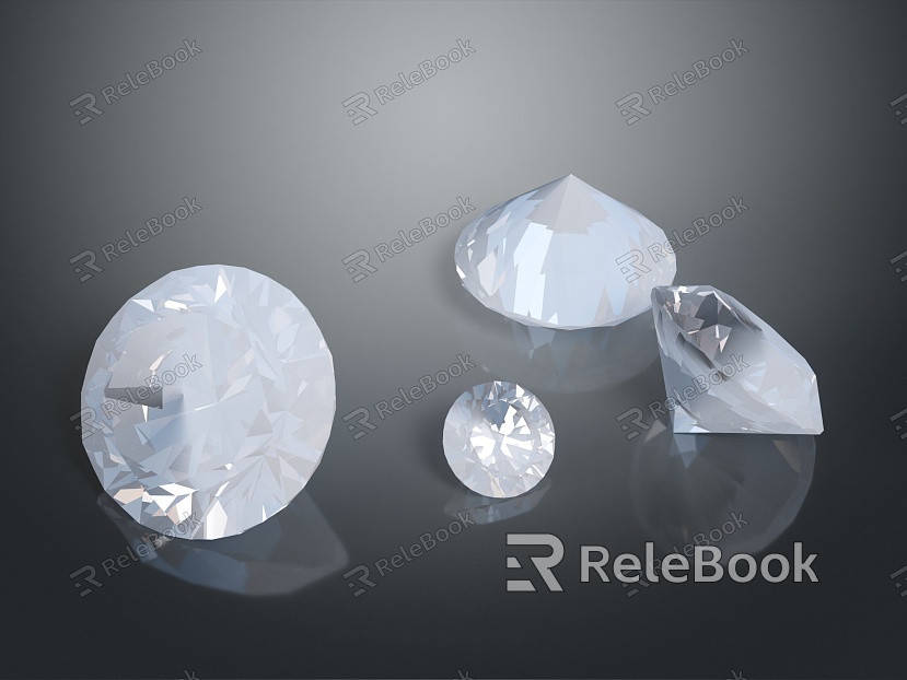 Crystal Crystal Ore Crystal Diamond Mineral Gem Ore Crystal Crystal Stone Mineral Crystal model