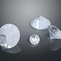 Crystal Ore Crystal Diamond Mineral Gem Ore Crystal Stone Mineral Crystal 3d model