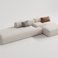 Modern Multiplayer Sofa 3d model