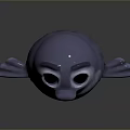 Cartoon Seal Character 3D Model With Heart Shaped Spots Big Eyes And Smiling Expression
