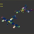 Cartoon Aircraft Cartoon Aircraft Animation Aircraft Animation Aircraft 3d model