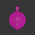 Golden Lion Head Pendant With Intricate Mane Design For Daily Wear