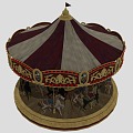 Carousel Playground Trojan 3d model