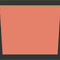 Functional Pink Square Storage Box With Gold Handle And Decorative Trim For Home Organization