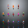 Characters Game Characters Game Characters Realistic Characters Cartoon Characters Handmade Cartoon Handmade 3d model