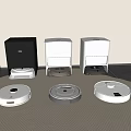 Intelligent sweeping robot sweeping and mopping all-in-one machine 3d model