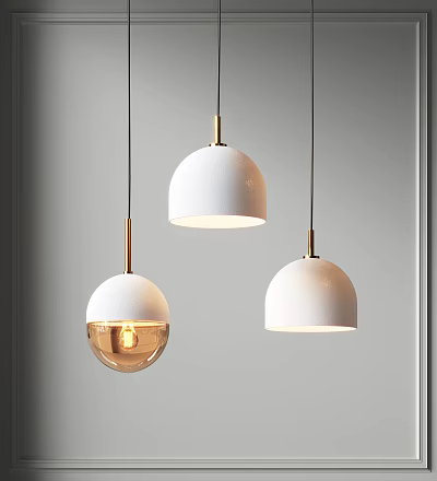 Modern chandelier chandelier combination 3d model