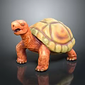 Turtle Cartoon Turtle Snapping Turtle Chickbill Turtle Reptile Cold Blooded Animal Reptile Class 3d model