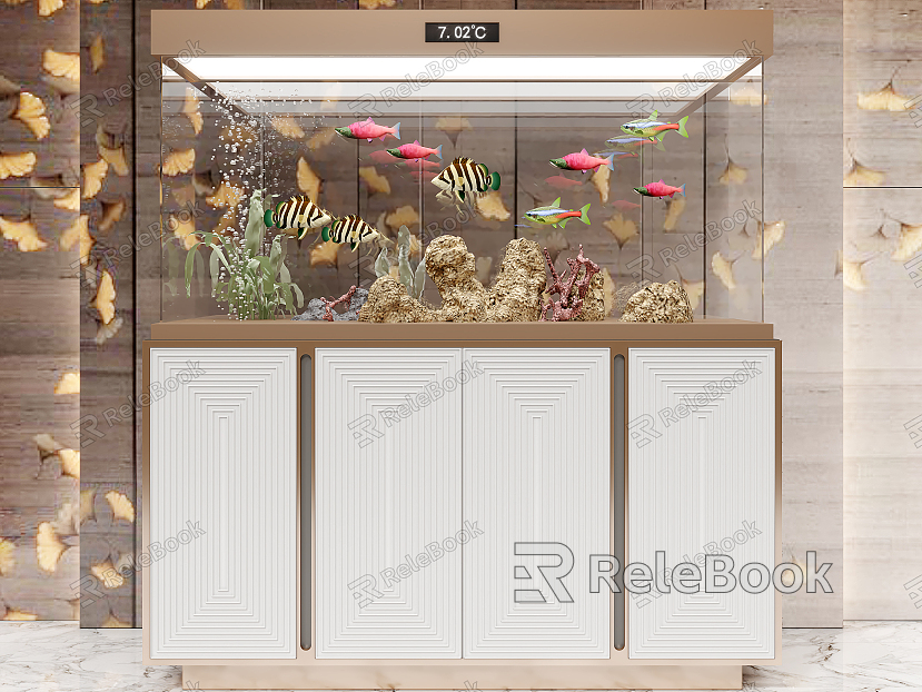 Light Luxury Fish Tank model