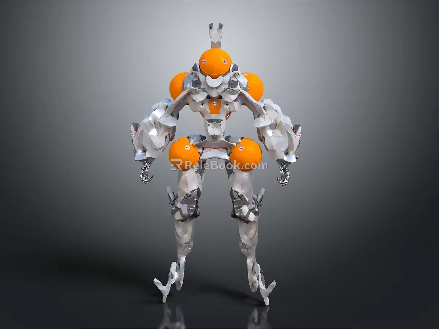 Modern Robot Mech Warrior Mech Soldier Machine Battlearm Mechanical Battlearm 3d model