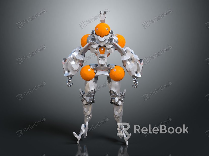 Modern Robot Mech Warrior Mech Soldier Machine Battlearm Mechanical Battlearm model