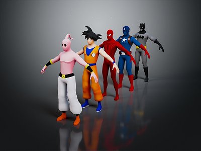 Characters Game Characters Game Characters Realistic Characters Cartoon Characters Handmade Cartoon Handmade 3d model