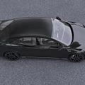 Sleek Black Lucid Car With Modern Exterior And Aerodynamic Design