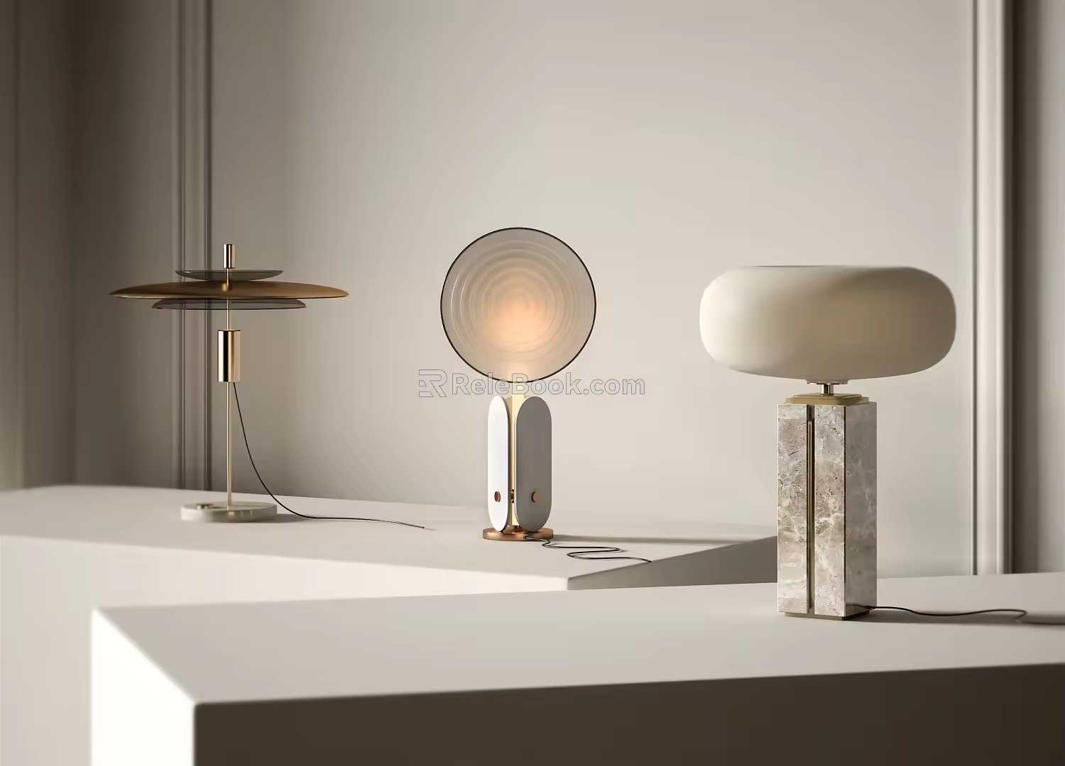 Modern table lamp 3d model