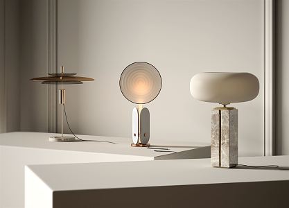 Modern table lamp 3d model