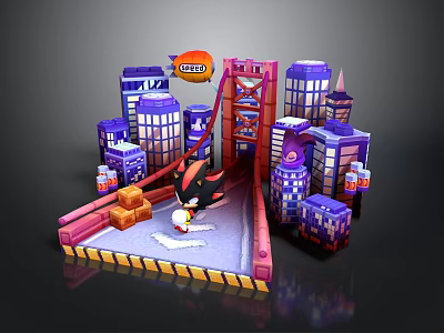 Sonic Cartoon Characters Game Pixel Anime Classic Cartoon Characters Anime Characters Characters 3d model