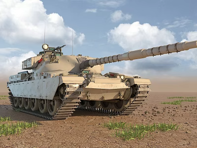 171 Chief Mk3 Main Battle Tank Chief Tank World War II Tank Armored Vehicle Tracked Tank Combat Vehicle 3d model