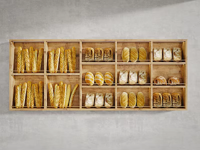 Bread Cabinet 3d model