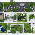 Japanese Dry Landscape Garden Design With Stones Sand Patterns Moss And Zen Plants