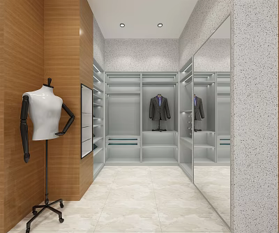 Modern Clothing Store Clothing Store custom cabinet 3d model Modern Clothing Store Clothing Store custom cabinet 3d model