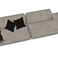 Modern Multiplayer Sofa 3d model