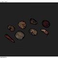Fresh Assorted Root Vegetables Including Carrots Potatoes And Beetroots On Blue Surface