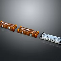 Modern Military Weapon Devices With Sonik Brand Orange Silver Color Design And Three Units Features
