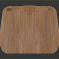 Classic Wooden Chair With Simple Backrest And Sturdy Seat Structure