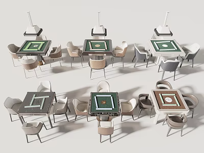 Modern Home Office Desk Designs With Green Marble Tops And Matching Chairs 3d model