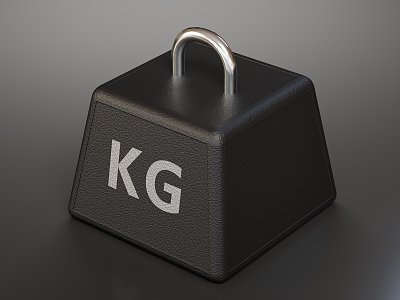 Square Trapezoidal Weight Dumbbell Weight Iron Block Metal Block 3d model