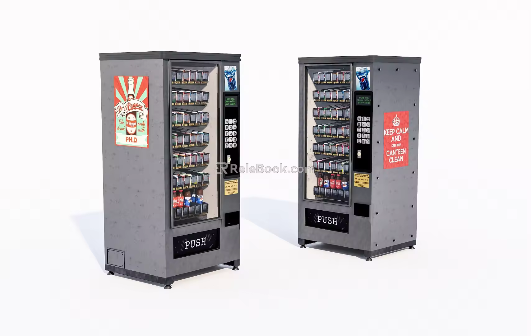 Old Vending Machine Vending Machine 3d model