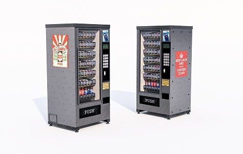 Old Vending Machine Vending Machine 3d model