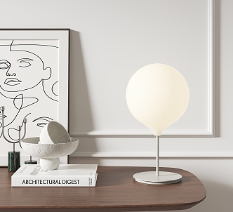 Modern Table Lamp Minimalist Table Lamp Ornaments 3d model