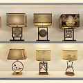 New Chinese-style Special-shaped Table Lamp Table Lamp 3d model