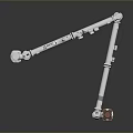 Robotic Arm Mechanical Structure With Articulated Joints And Engineering Components