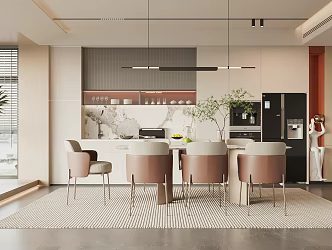 Modern Restaurant 3d model