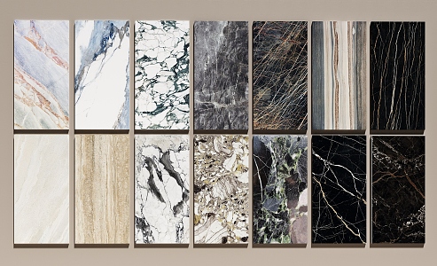 Wall Panel Marble Wall Panel Marble Rock Slab 3d model