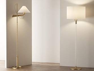 American floor lamp 3d model