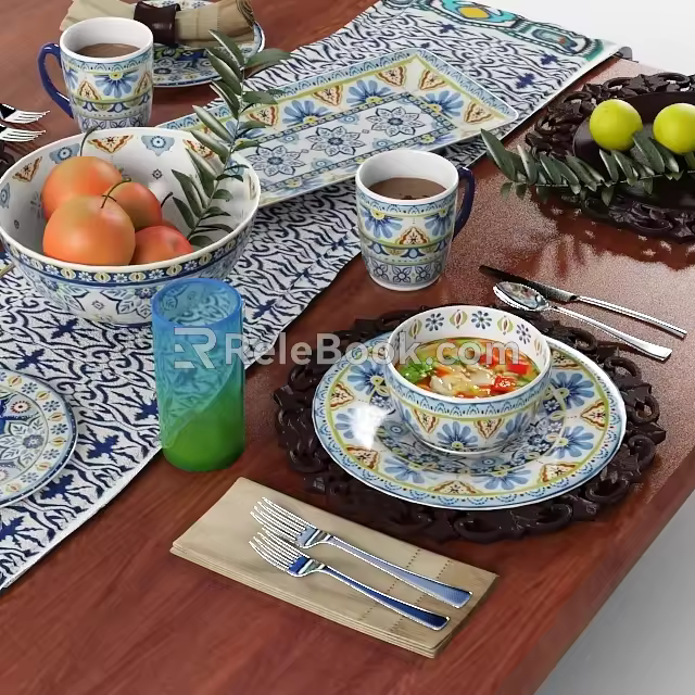 Tableware 3d model