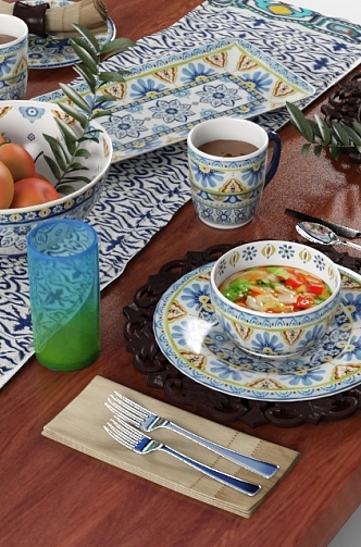 Tableware 3d model