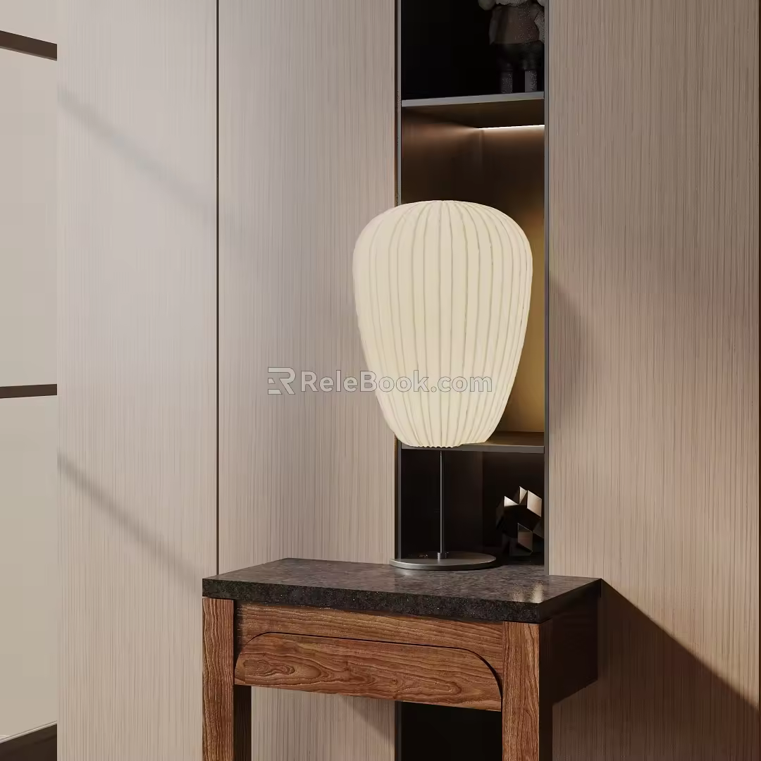 Modern table lamp 3d model