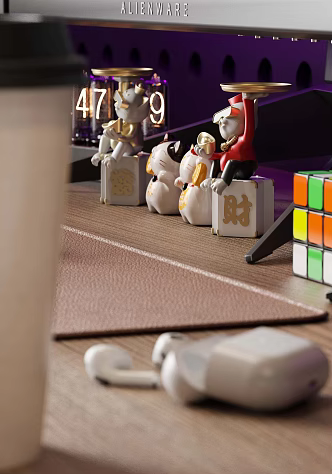 Modern E-sports room 3d model