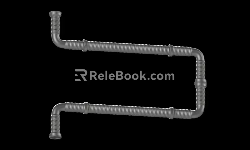 Modern Piping 3d model