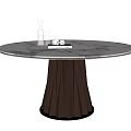 Modern Dining Table Round Table Decorative Table Coffee Table 3d model